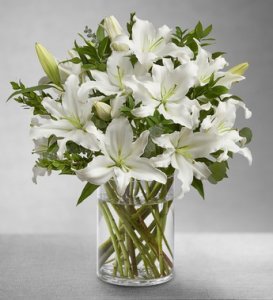 All White Lily Bouquet All White Lily Bouquet