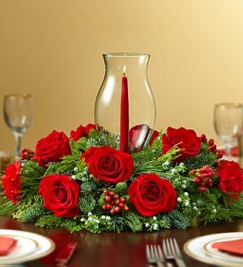 Red Holiday Cheer Centerpiece (image for) Red Holiday Cheer Centerpiece