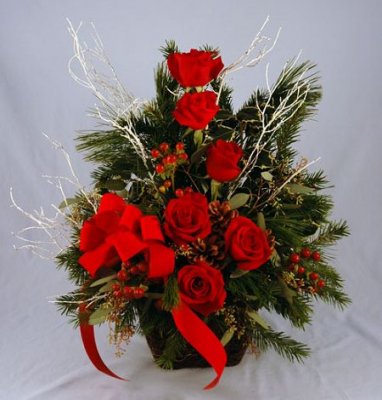 Festive Holiday Basket