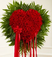 Red Sympathy Standing Heart