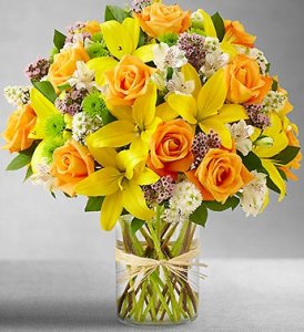 Field of Europe in Cylinder Vase Bouquet Field of Europe in Cylinder Vase Bouquet