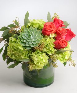 Above Larkspur Sunset Bouquet