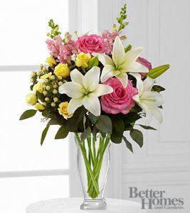 Blooming Rose And Lily Bouquet Blooming Rose And Lily Bouquet