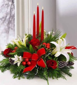 Christmas Holiday Centerpiece (image for) Christmas Holiday Centerpiece