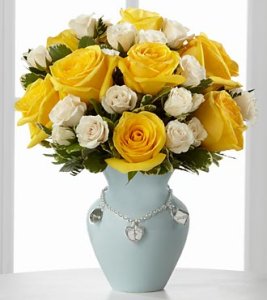 Mother's Charm Rose Bouquet - Boy (image for) Mother's Charm Rose Bouquet - Boy