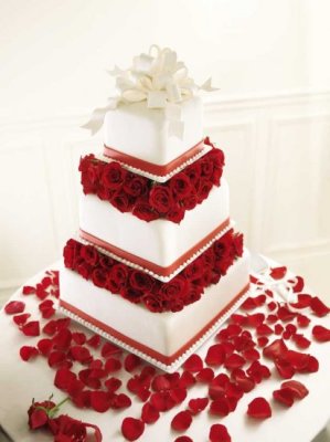 (image for) Sweet Roses Cake Decoration
