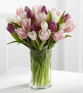 Painted Skies Tulip Bouquet - 20 Tulips