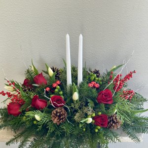 (image for) Holiday Candlelight Centerpiece