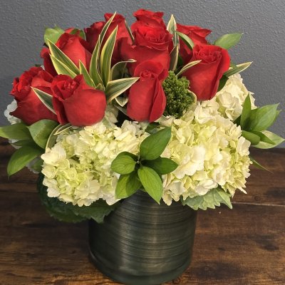 (image for) Rose & Hydrangea Pavé Arrangement