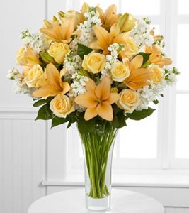Admiration Rose And Lily Bouquet