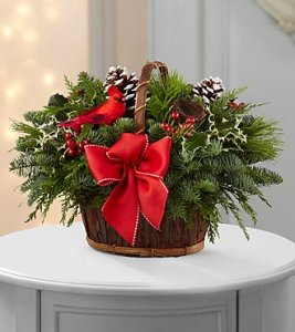 Joyful Birdnest Holiday Basket (image for) Joyful Birdnest Holiday Basket