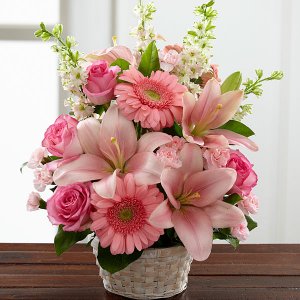 Whispering Love Floral Basket Whispering Love Floral Basket
