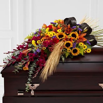 (image for) Glorious Garden Casket Spray