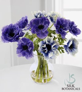 Purple & Blue Anemones (image for) Purple & Blue Anemones