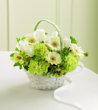 Fresh Picked Flower Girl Basket