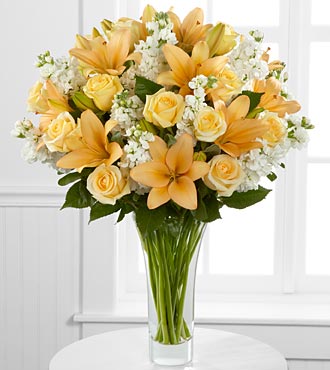 Admiration Rose And Lily Bouquet