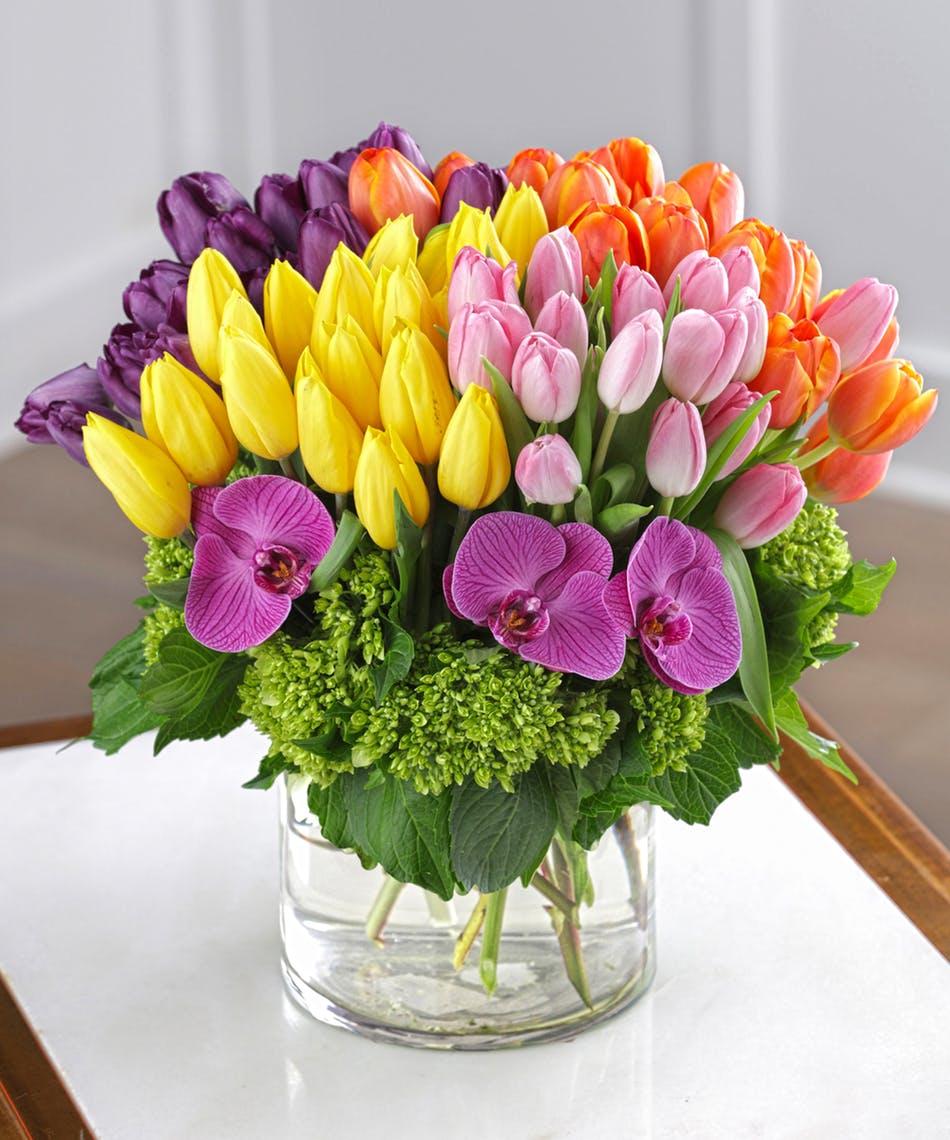 (image for) A Frenzy Tulip Bouquet - 80 Tulips
