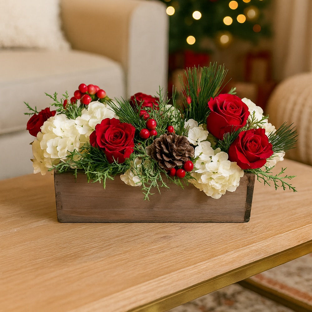 (image for) Fireside Christmas Centerpiece
